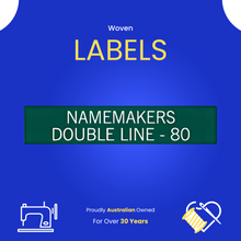 Load image into Gallery viewer, Double Line Woven - Style 80 - No Border