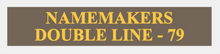 Load image into Gallery viewer, Double Line Woven - Style 79 - No Border