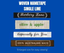 Load image into Gallery viewer, Single Line Woven - Style 39 - No Border