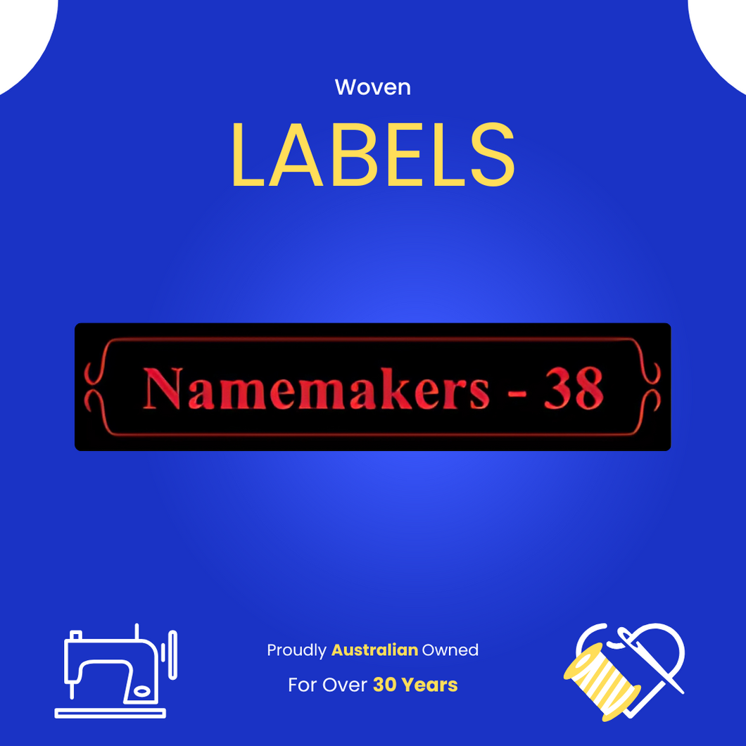 Single Line Woven - Style 38 - Border