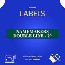 Load image into Gallery viewer, Double Line Woven - Style 79 - No Border
