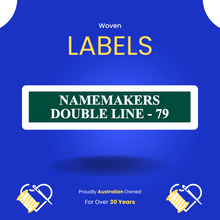 Load image into Gallery viewer, Double Line Woven - Style 79 - No Border
