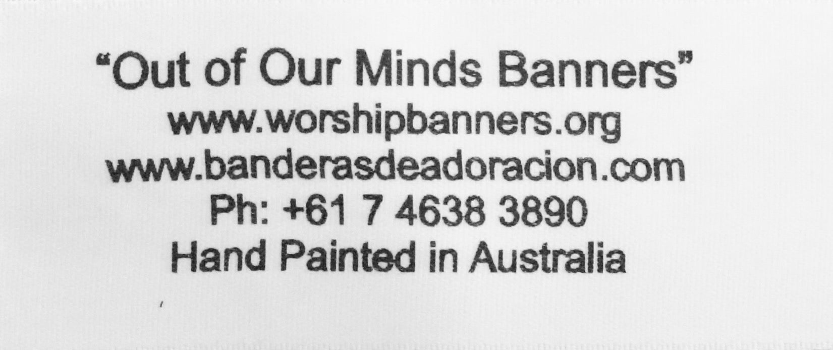 Printed Product & Craft Label - 30mm Satin