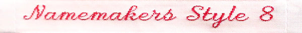 Woven Nametape 10mm Style 8