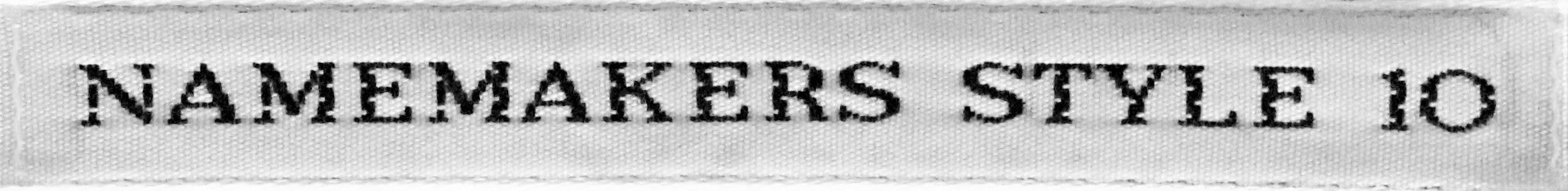 Woven Nametape 10mm Style 10