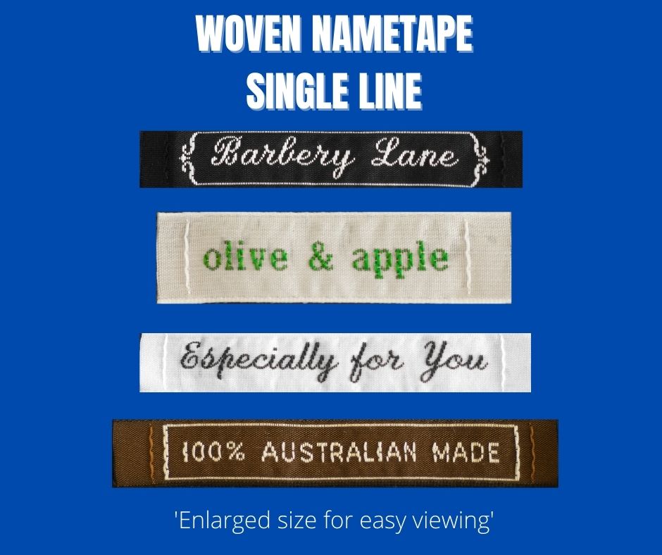 Single Line Woven - Style 37 - No Border